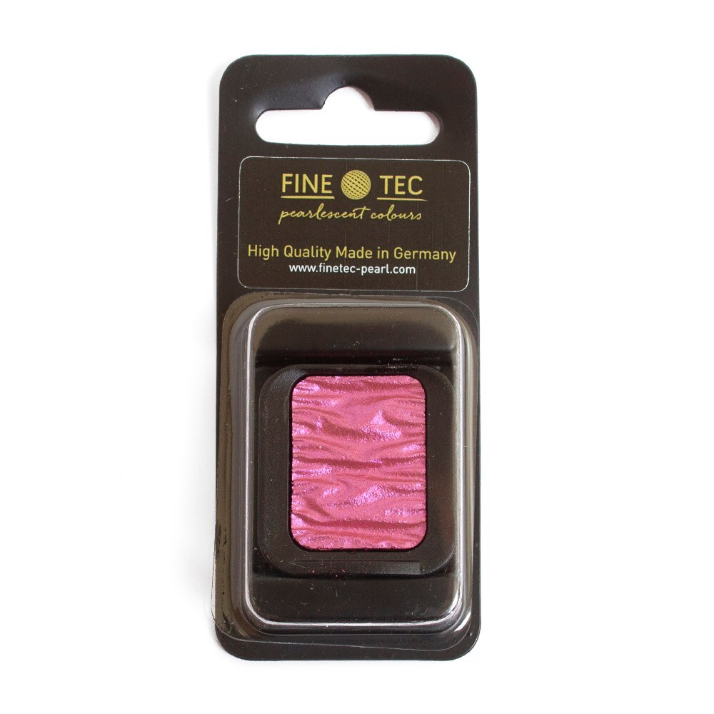 Purple, Watercolor, Art & School, Finetec, Artist Mica, Paint, Refill, Fuchsia, 347662